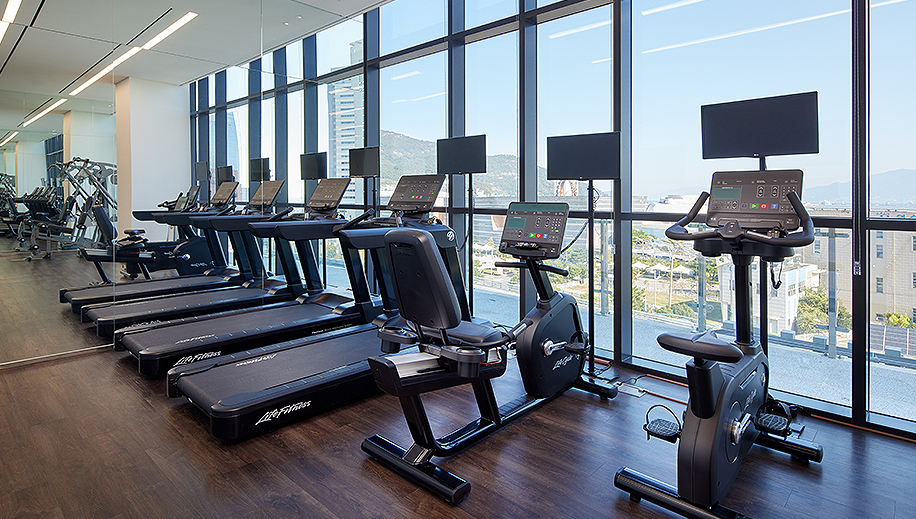 <br>Fitness Center<br><p>Fitness Center View</p>