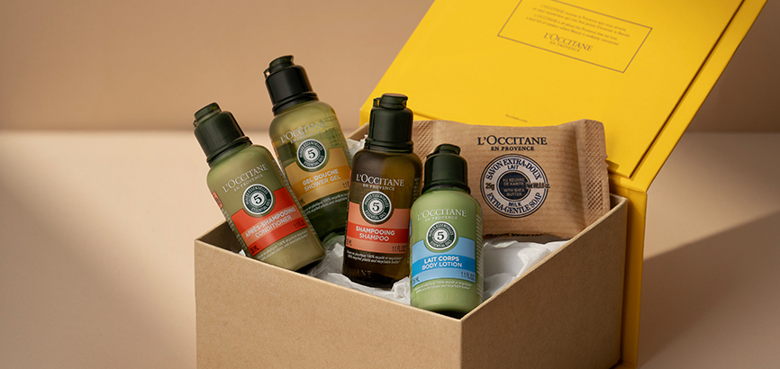 Experience relaxing moments at Shilla Stay with L'Occitane, a premium French beauty brand.